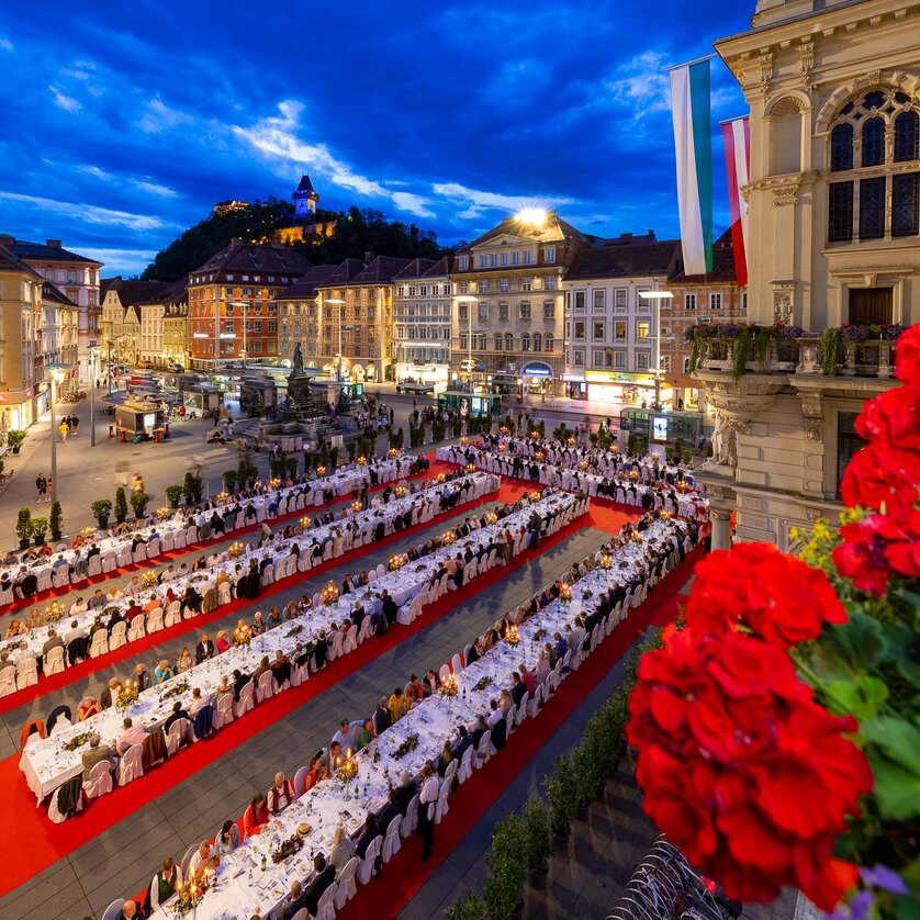 Lange Tafel der GenussHauptstadt Graz 24.08.2024 I Steiermark